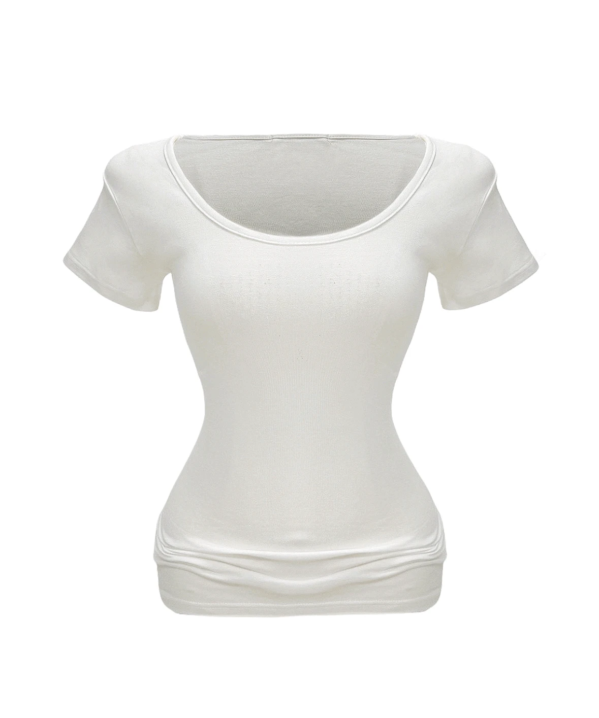 [BASIC] Muse modal u-neck T-shirt