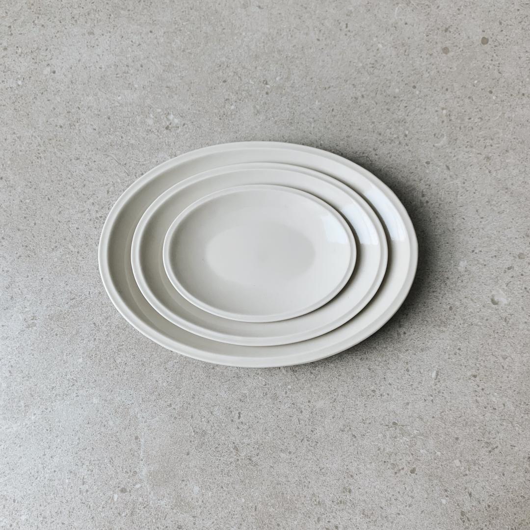 [Horie] Simple Oval Plate