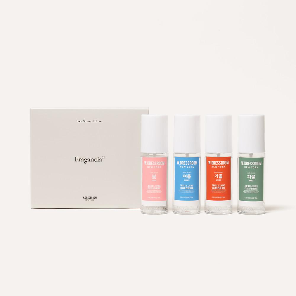 더블유드레스룸 드레스퍼퓸 섬유향수 사계절 에디션 선물세트 70ml (봄+여름+가을+겨울)
