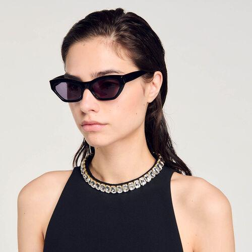 Lunettes de soleil ovales | Sandro FR