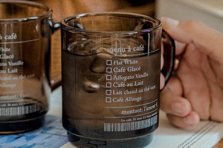 menu a cafe 빈티지 머그 (dark brown)