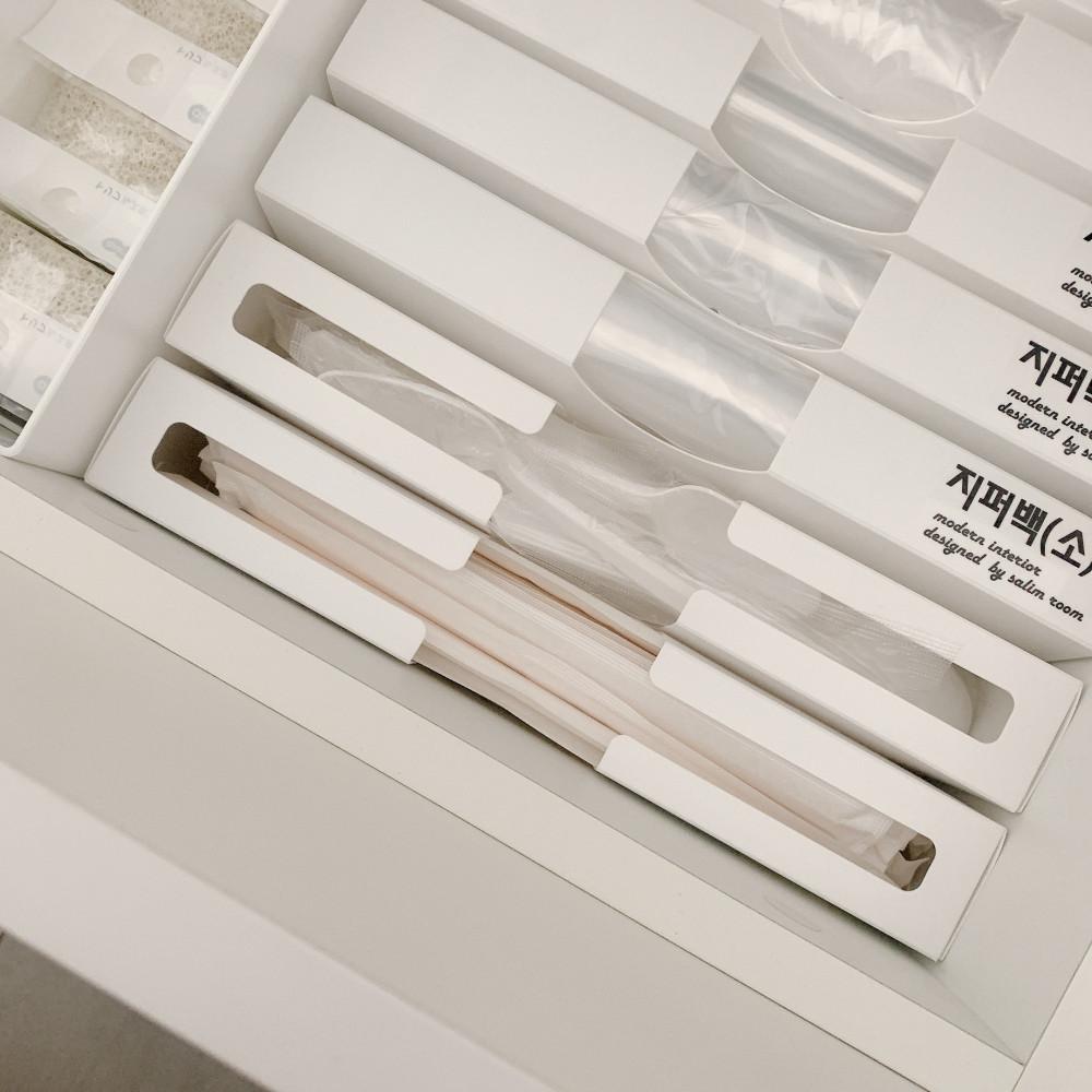 빨대 디스펜서 정리 케이스 일회용 젓가락 숟가락