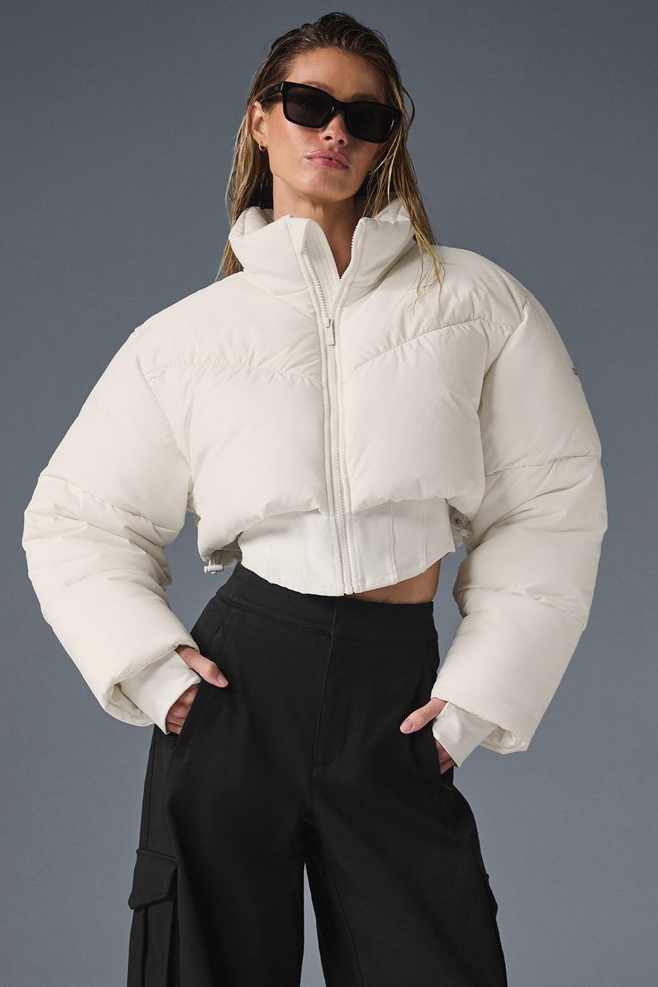 Main Act Corset Puffer - Ivory/Ivory - Ivory/Ivory / XS