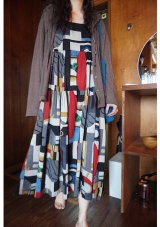 rare pattern sleeveless ops