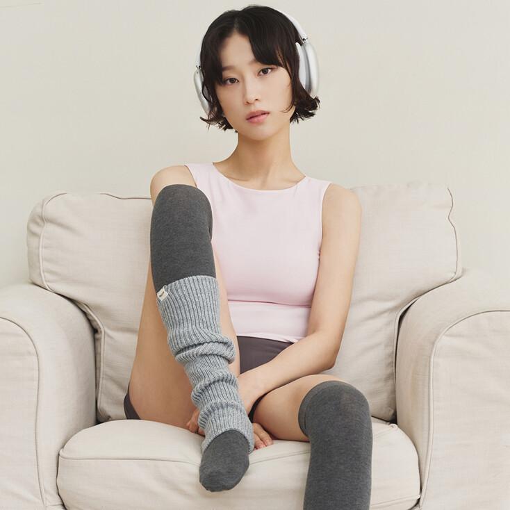 [류혜영pick] 넉넉 2WAY 리브드 니트 레그워머