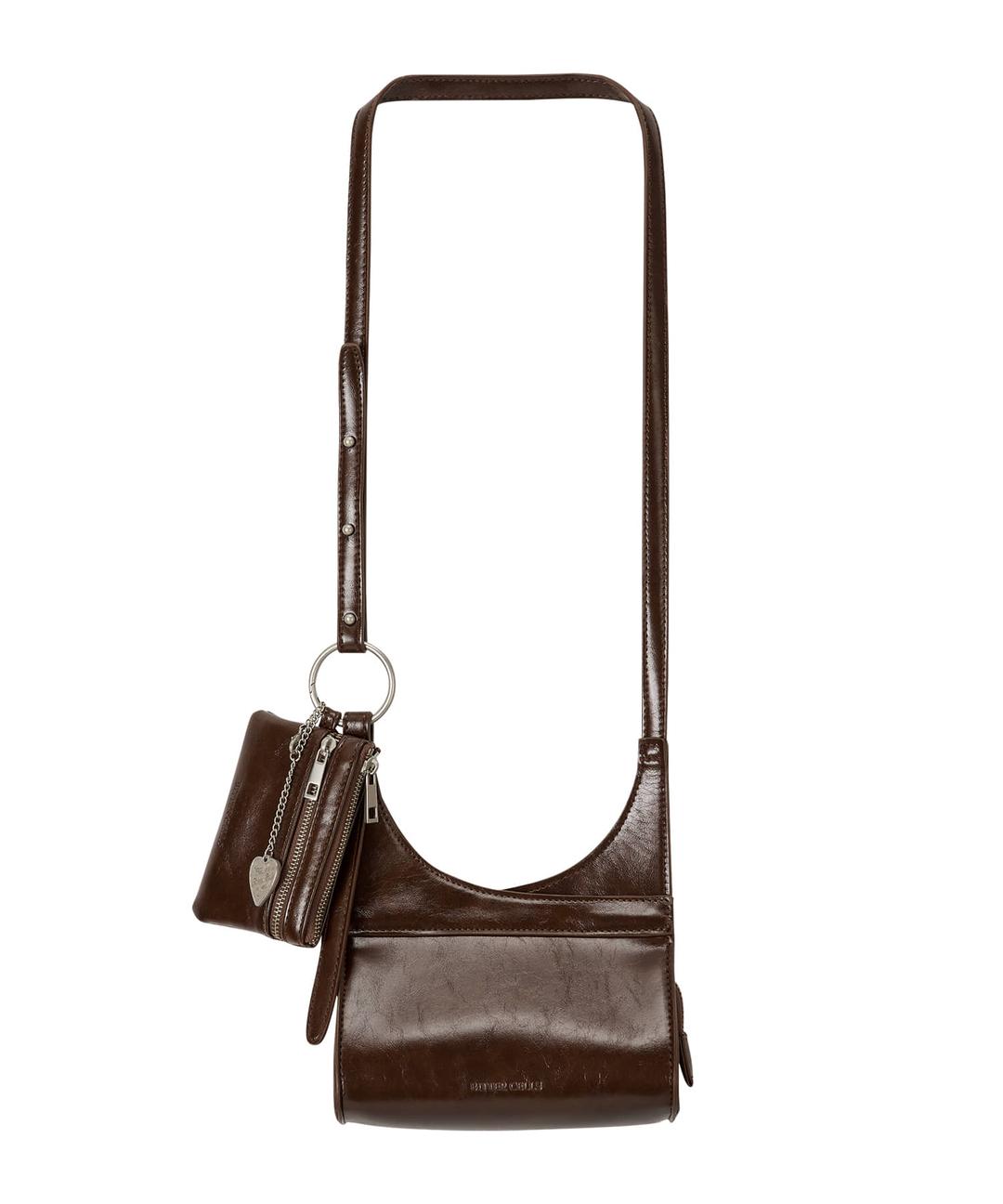 Glaze Mini Cross Bag & Card Wallet Set-Brown