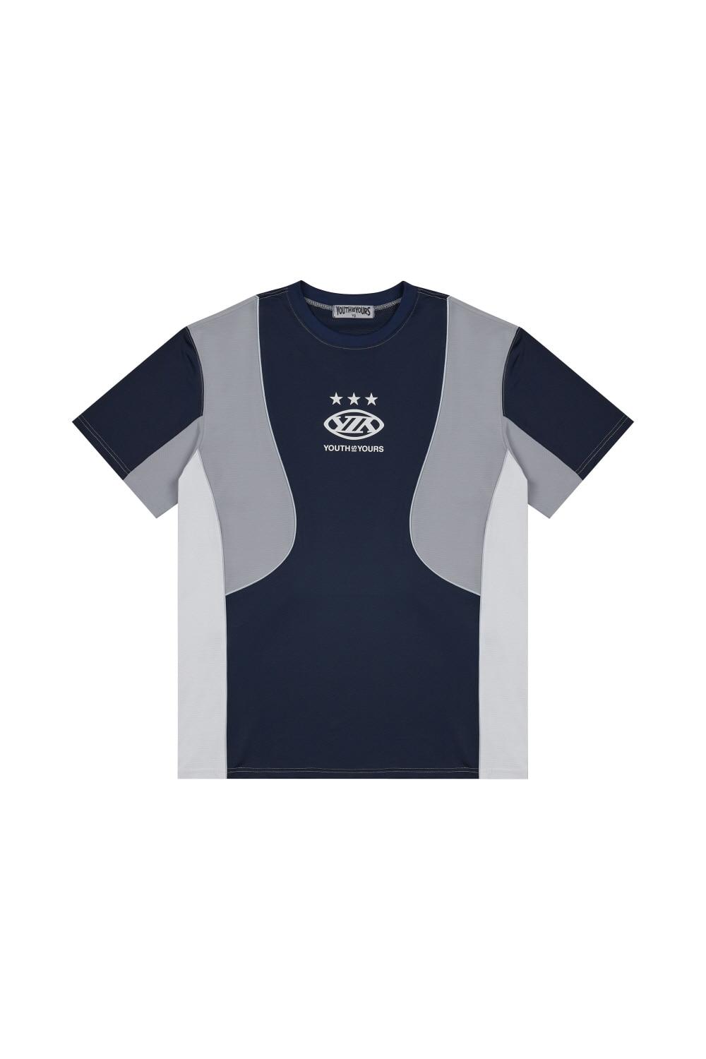 Y2 SCOTCH MESH TEE(NAVY)