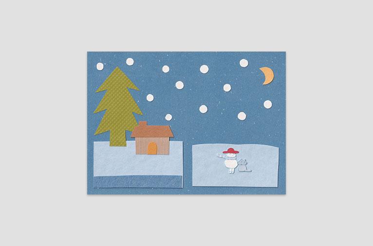 [단춤] 눈이 펑펑 온다 엽서