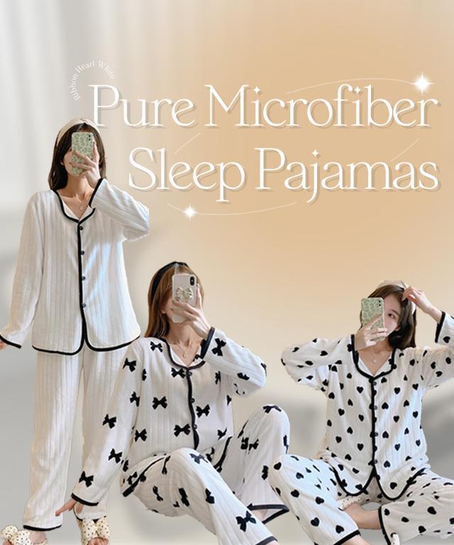 퓨어 극세사 수면 잠옷 세트