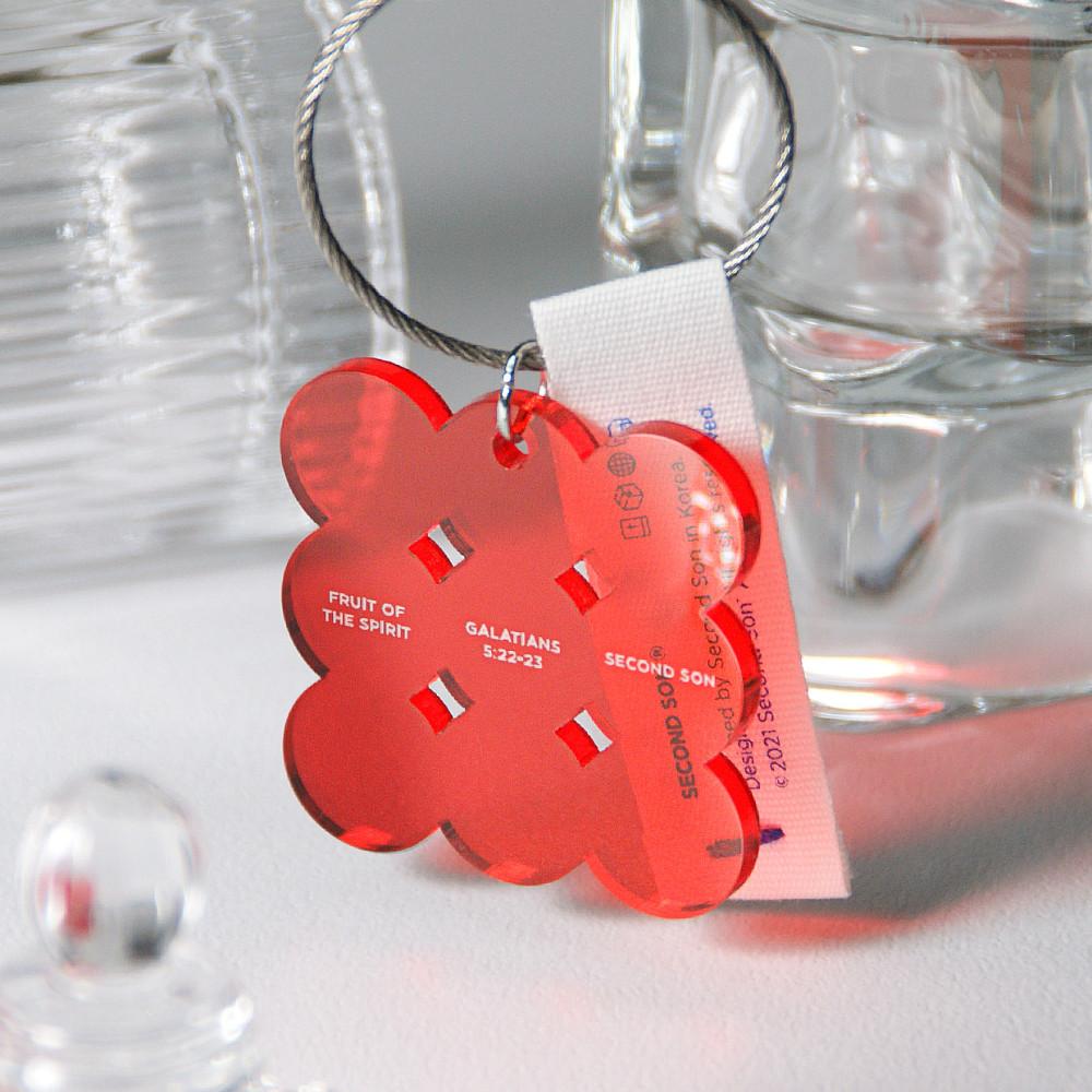 아이코닉 아크릴 키링 - 성령의 열매 키홀더 키체인 기독교 교회 선물  세컨드선 크리스천 굿즈