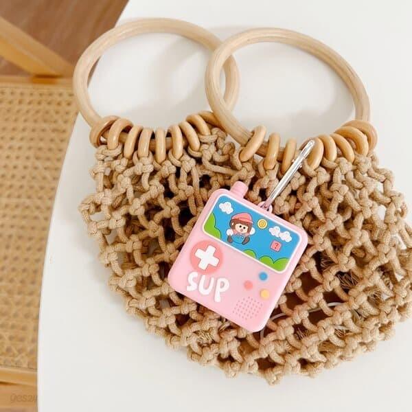 귀염귀염 핑크 게임기 버즈 케이스 - 예스24