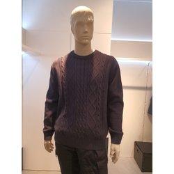 FNRWCWR704P유니) CA 케이블 라운드풀오버 (레귤러핏)