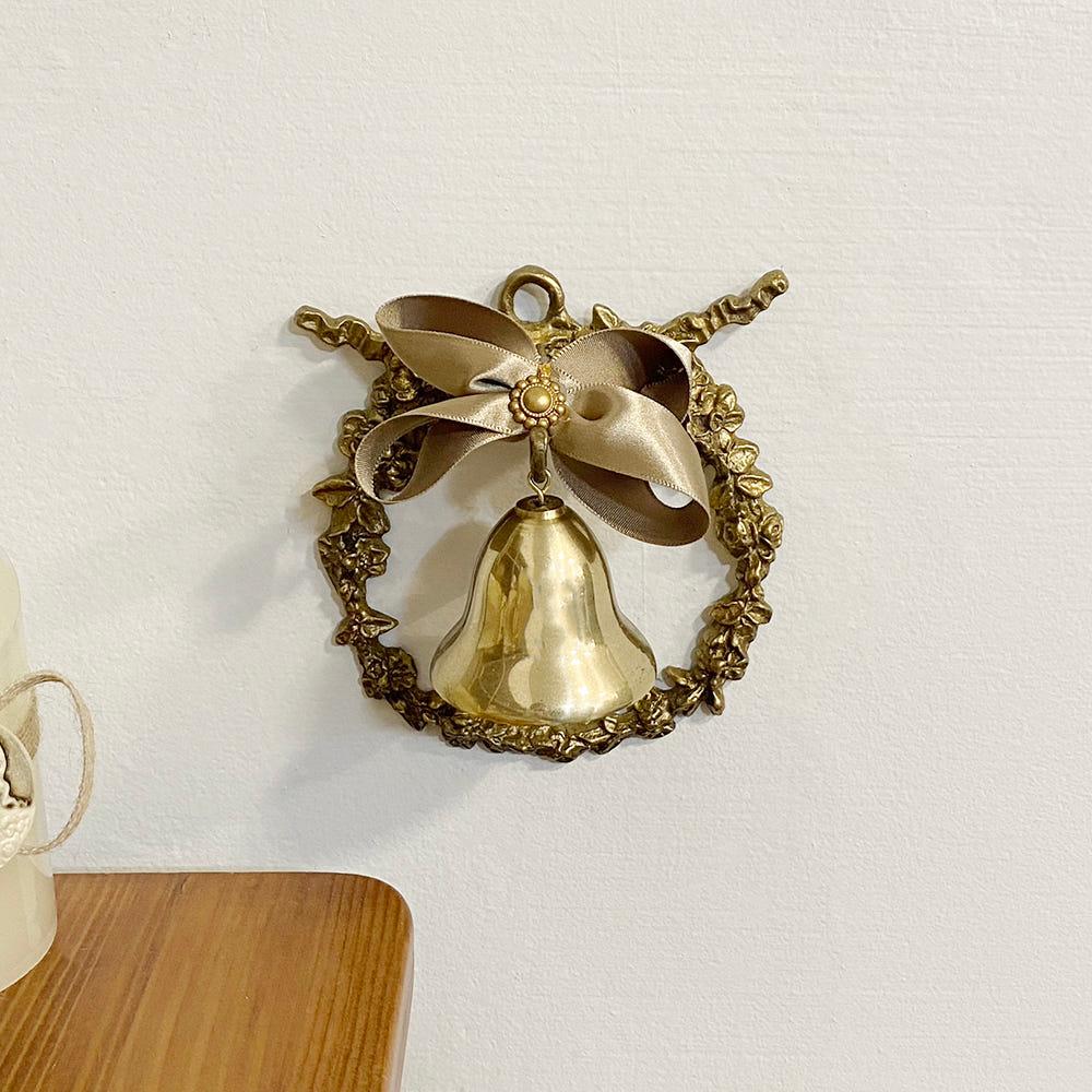 디아나 리본 현관 문 종 풍경종 자석 황동 월계수 도어벨