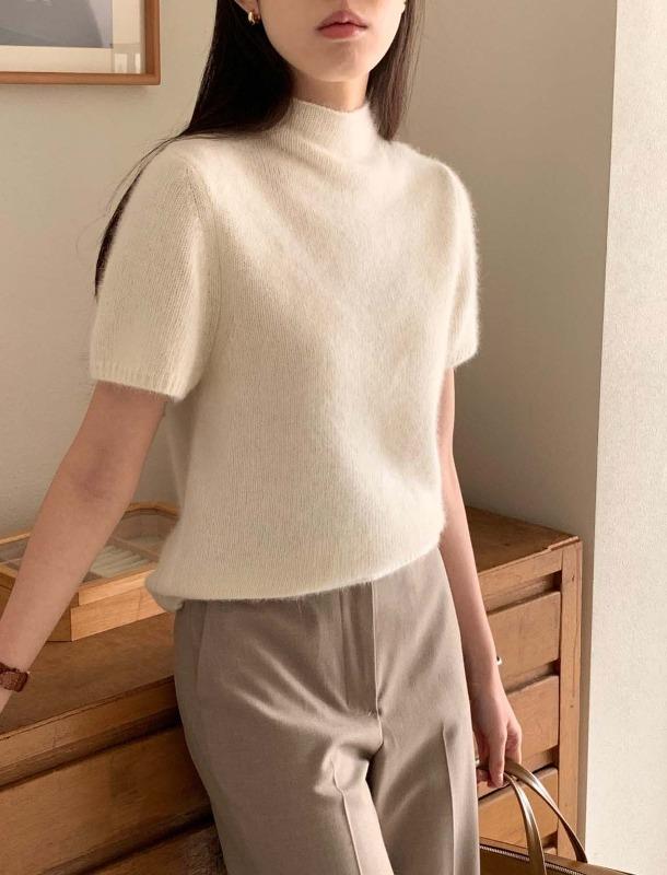 (아이 당일) 소프트 하프니트 (3color)