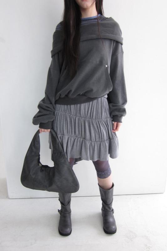 washing off hoodie tee (2color)