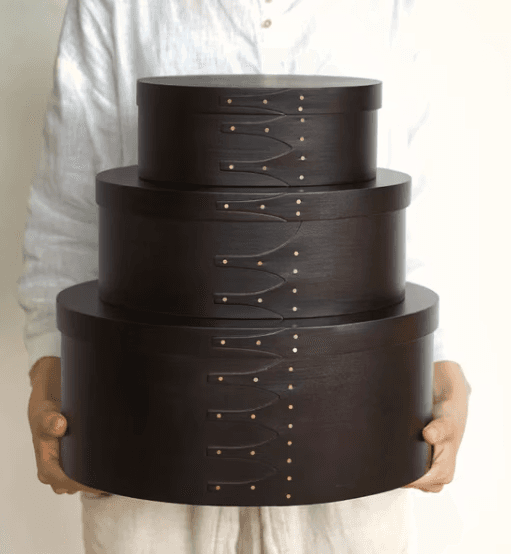 셰이커박스 타원형 블랙 4 Size