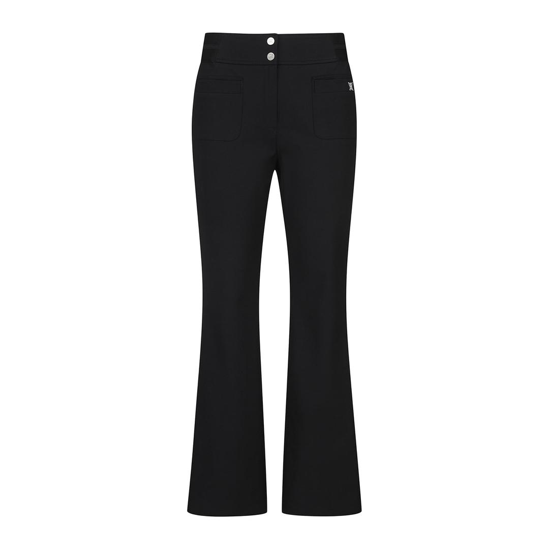 W BAND POINT BOOTS CUT L/PT_BK