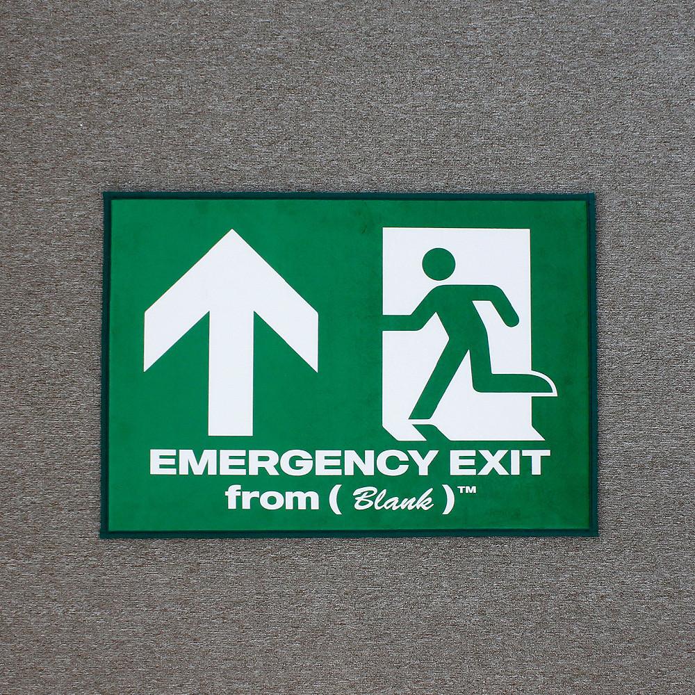 70x50(cm) 리에르 스튜디오 비상구 디자인 거실 주방 침실 레트로 극세사 발매트 러그