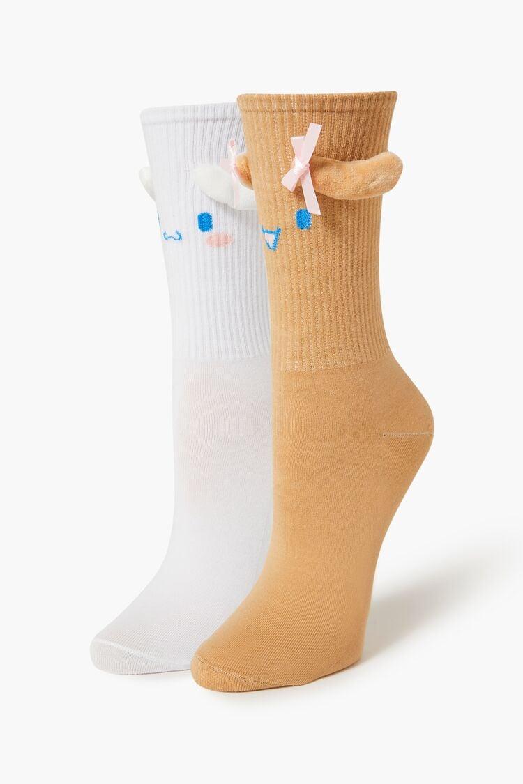 Cinnamoroll & Mocha Crew Socks Set - 2 pack | Forever 21