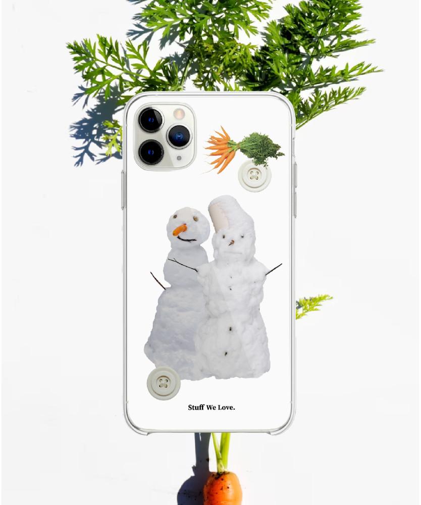 트윙클스터프,Snow Carrot Man 젤리하드 방탄젤리 변색없는 핸드폰케이스