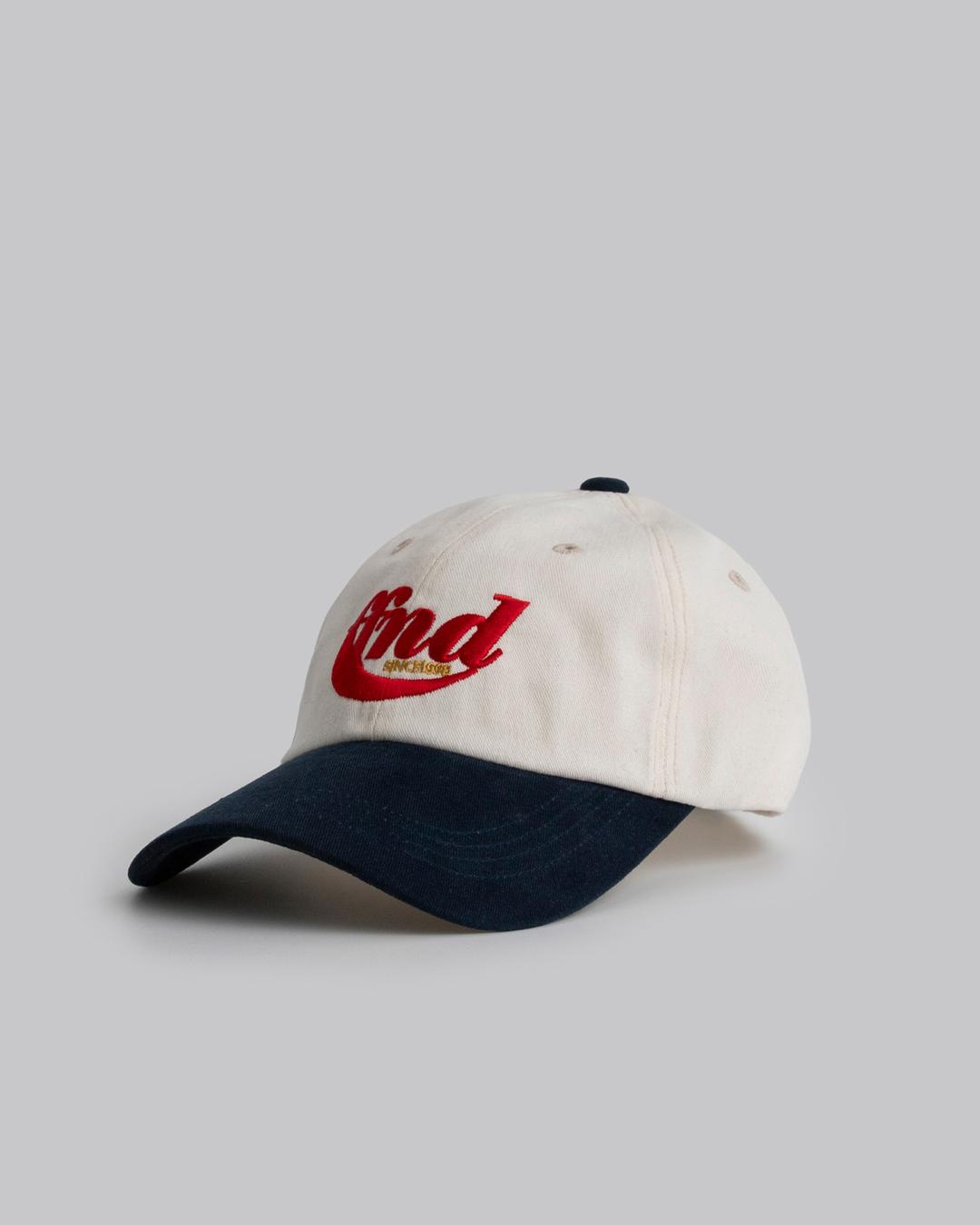 FFOUND NEW LOGO PEACH BALL CAP / NAVY