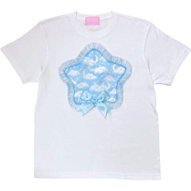 オーガンジー星モチーフTeeシャツ