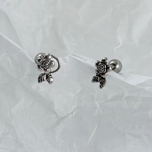 [2type] 앤틱 로즈 장미 피어싱