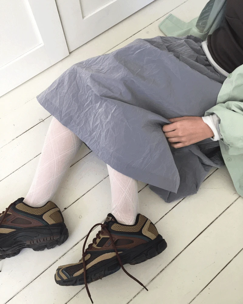 [오늘출발]실루엣 체크 타이즈 (3color) *그레이, 화이트 당일 발송 가능!