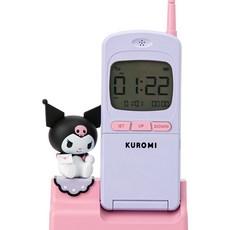 로이체 산리오 LED 무드등 레트로 알람 디지털 탁상시계