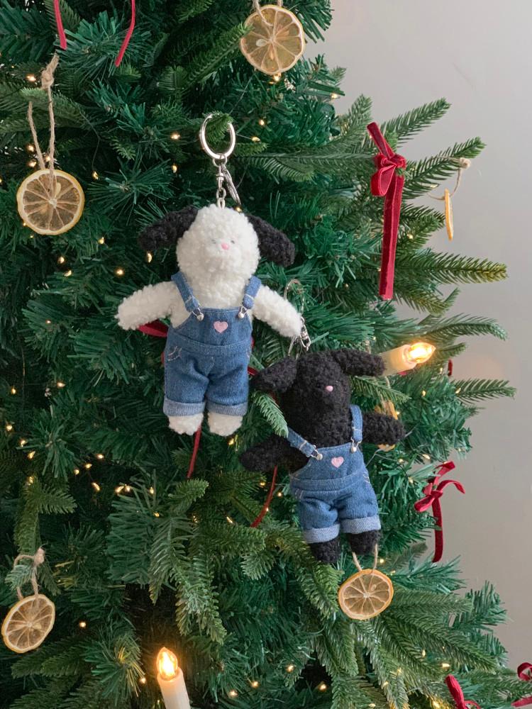 에이그 x 마머데이 콜라보) 솔티 & 페퍼 인형 키링