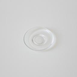 Mini glass plate 인센스 유리 받침