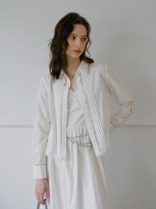 Cest_Cotton embroidery shirt