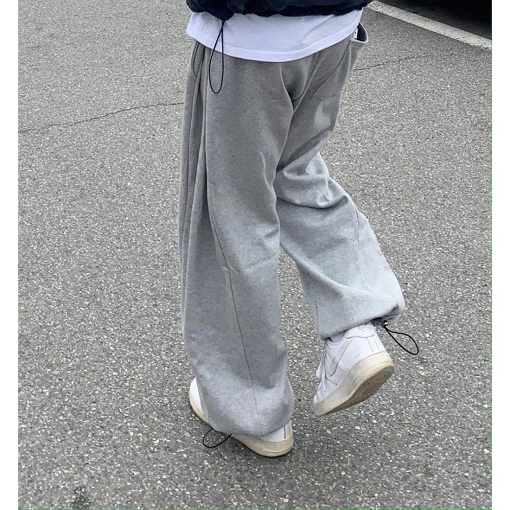 [일반/기모] 사이드 턱 스웻 팬츠