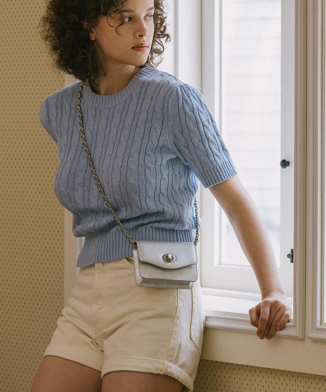 백투베이직스 미뇽 마이크로 백 Mignon Micro Bag - 실버