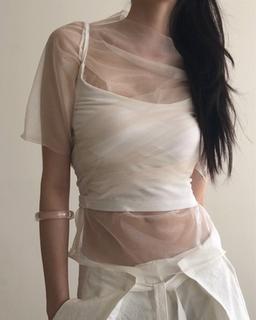 double sha sleeveless (3color)