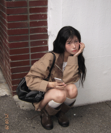 [Pretty fit🖤/New Fall Arrival] Miji two-tone half-fit two-way nightgown jumper - 2 colors