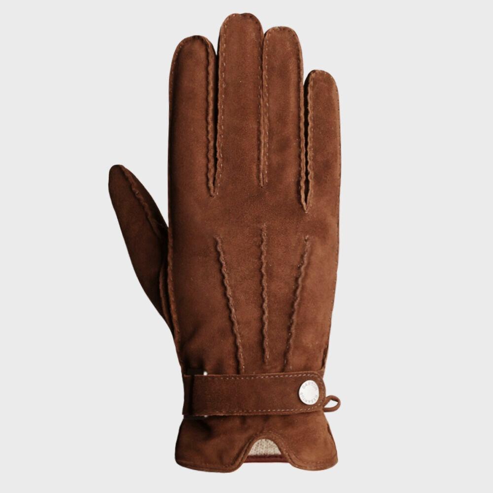 사르토르 바튼 남성 스웨이드장갑 카멜