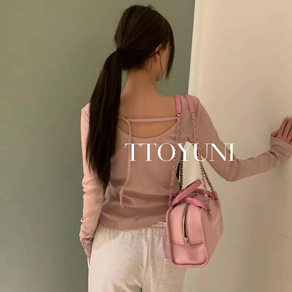 (블랙제외당일) 포스터 POSTER 백 라인 티셔츠 기본 베이직 레이어드 긴팔 떠유니