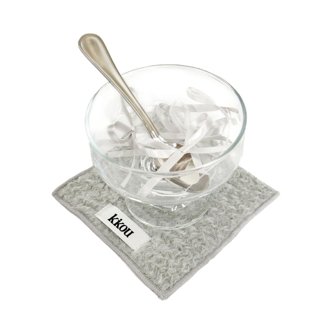 COZY FUR COASTER (LIGHT GRAY)