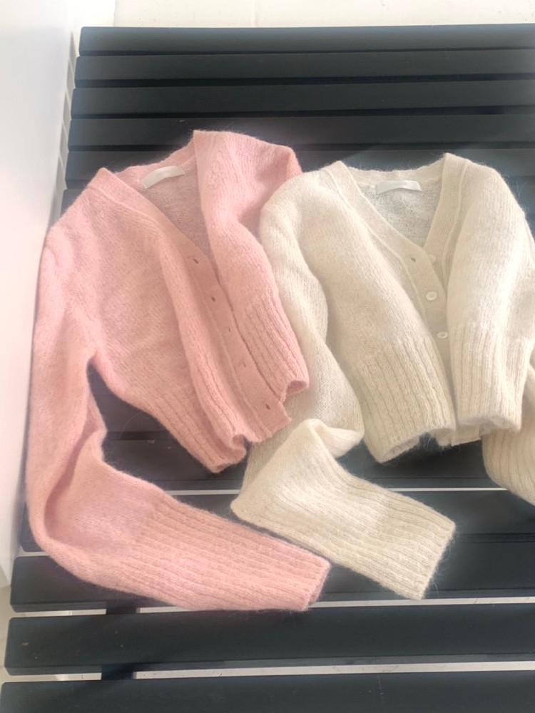 여성 울 나스 알파카 가디건 (2 color)