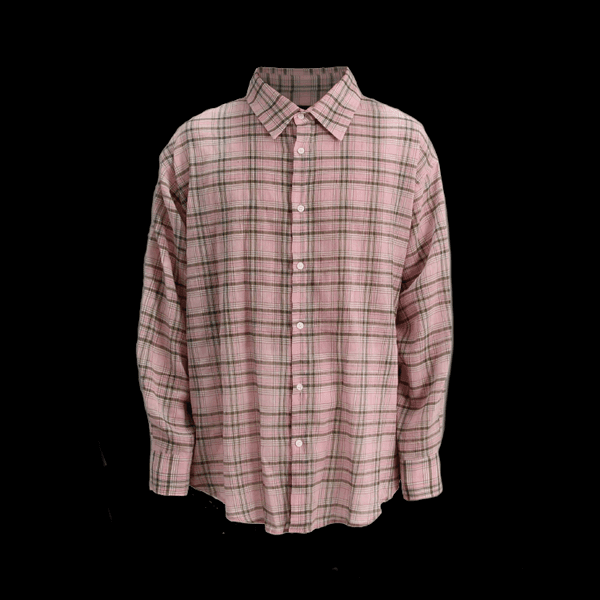 PALE CHECK SHIRT [PINK]