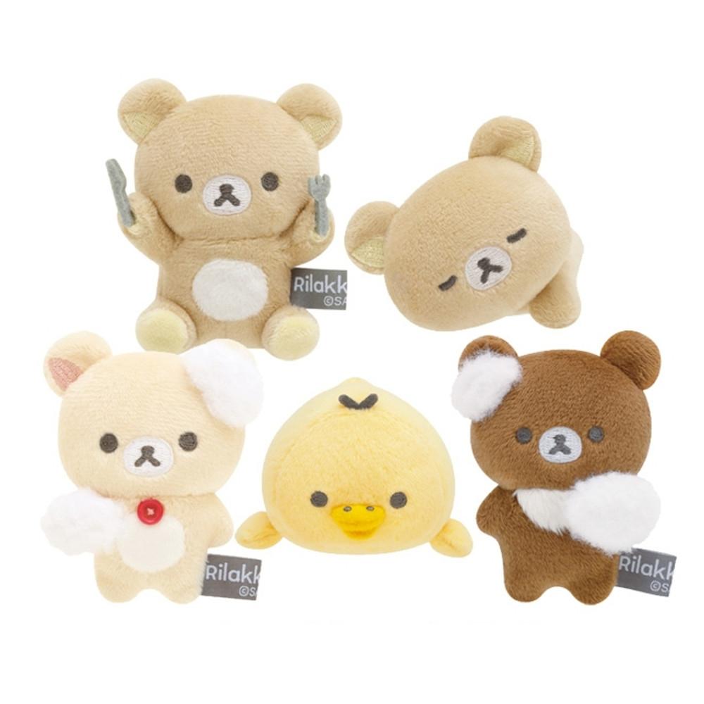 산엑스 리락쿠마 Vol.2 버전 2 테노리 미니 봉제 인형 굿즈 5종 세트 일본 직구