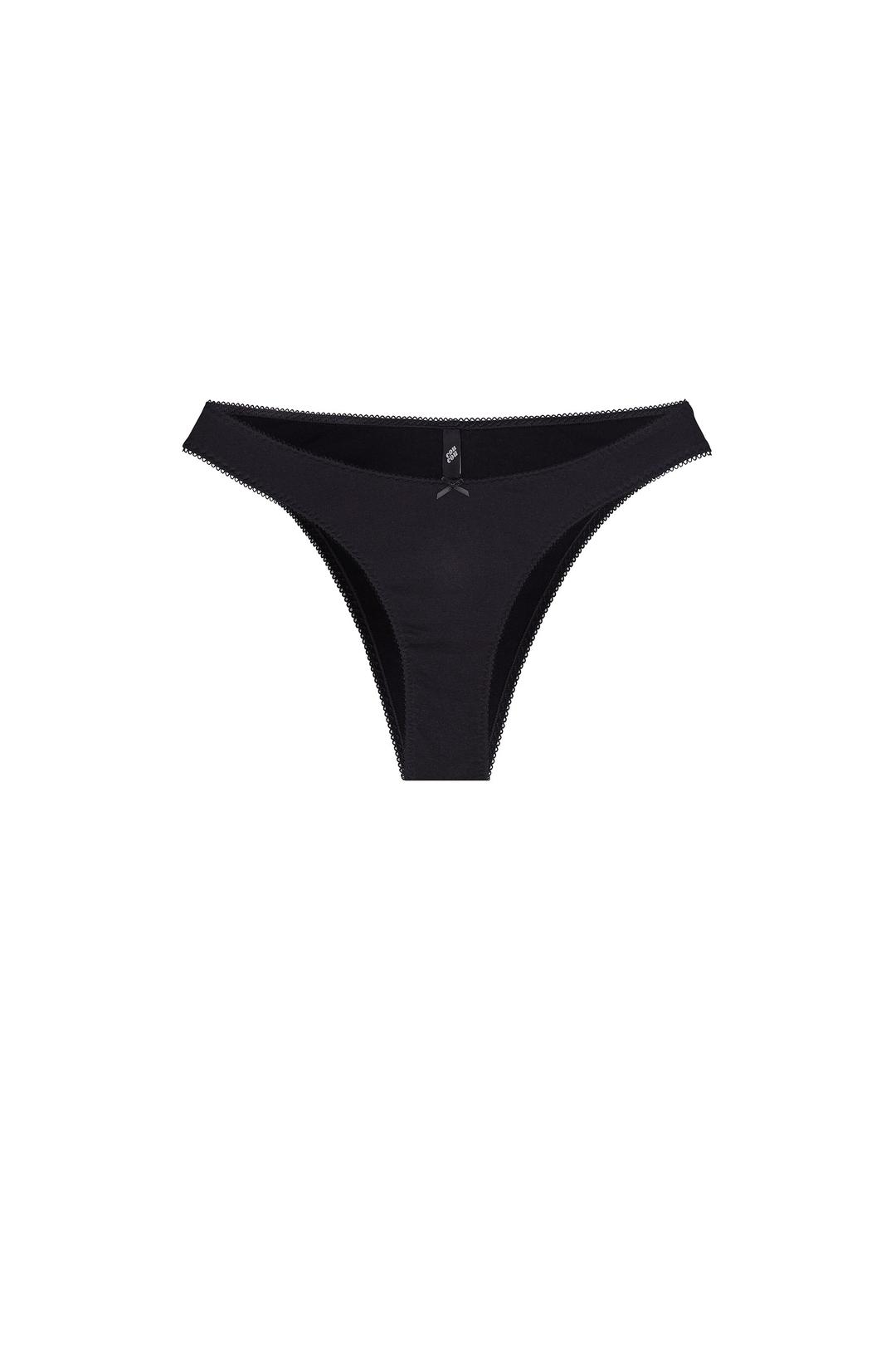 The Brazilian: Cotton Jersey Black - S