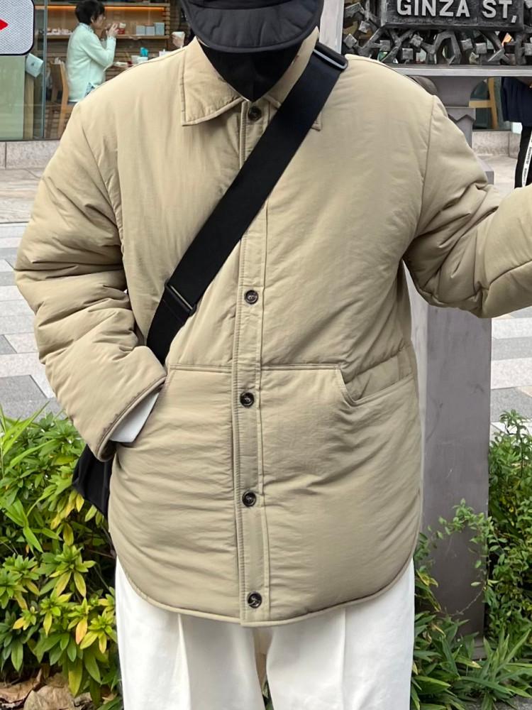 TK Over Padded shirts - 남자 오버핏 패딩 셔츠