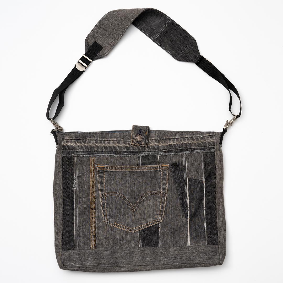 [Idle Edition] Remake Denim Messenger Bag-6