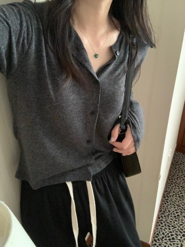 이지 가디건 티셔츠