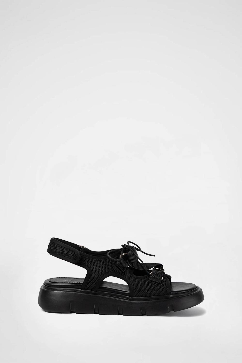 AERO MESH Z-STRAP SANDALS / BLACK
