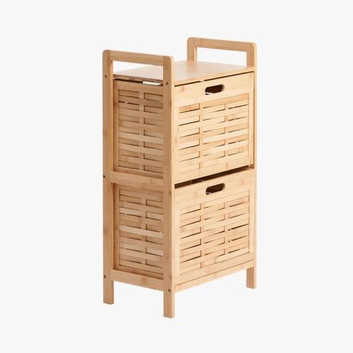 뱀부 2단 수납장(기본형)