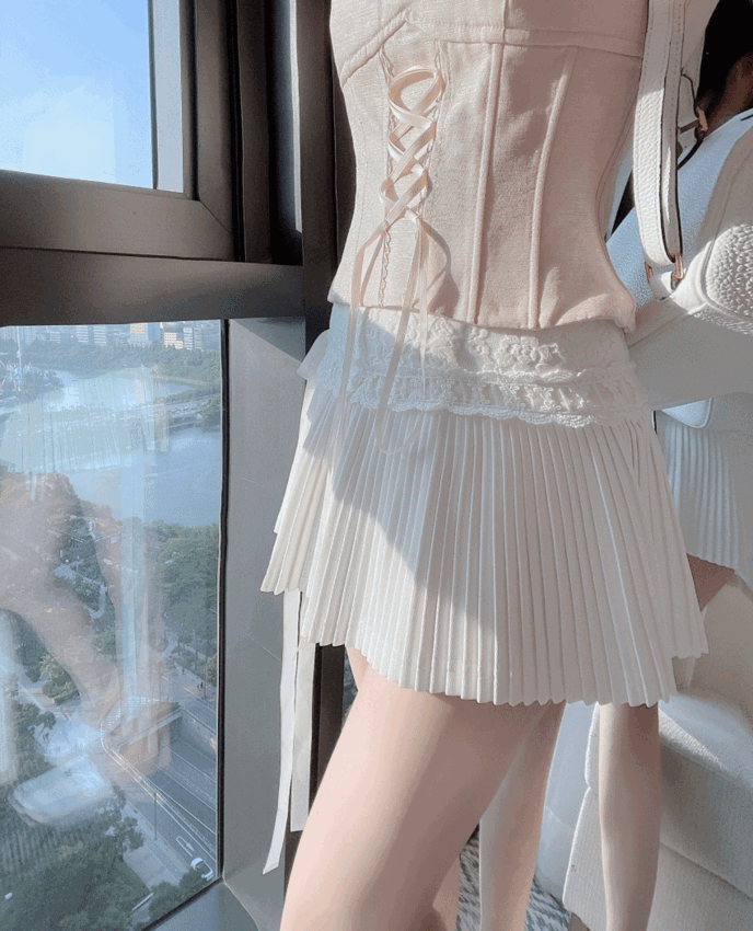 [단독진행] 바비 리본 테니스 스커트 / 하이퀄리티, 핏대박, 고급짐