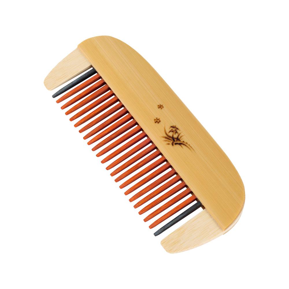 죽향참빗 담양 무형문화재 고행주 두피 마사지 정전기 방지 천연 대나무 얼레빗